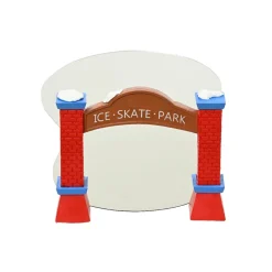 Personnage Et Accessoire Pour Village|KAEMINGK Patinoire et Arche pour village de Noël