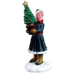 Village De Noël Lemax|LEMAX Personnage Le plus petit arbre