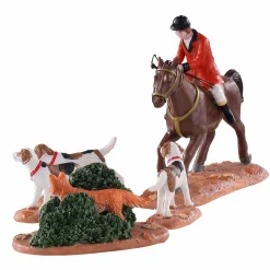 Village De Noël Lemax|LEMAX Personnages Chasse au renard