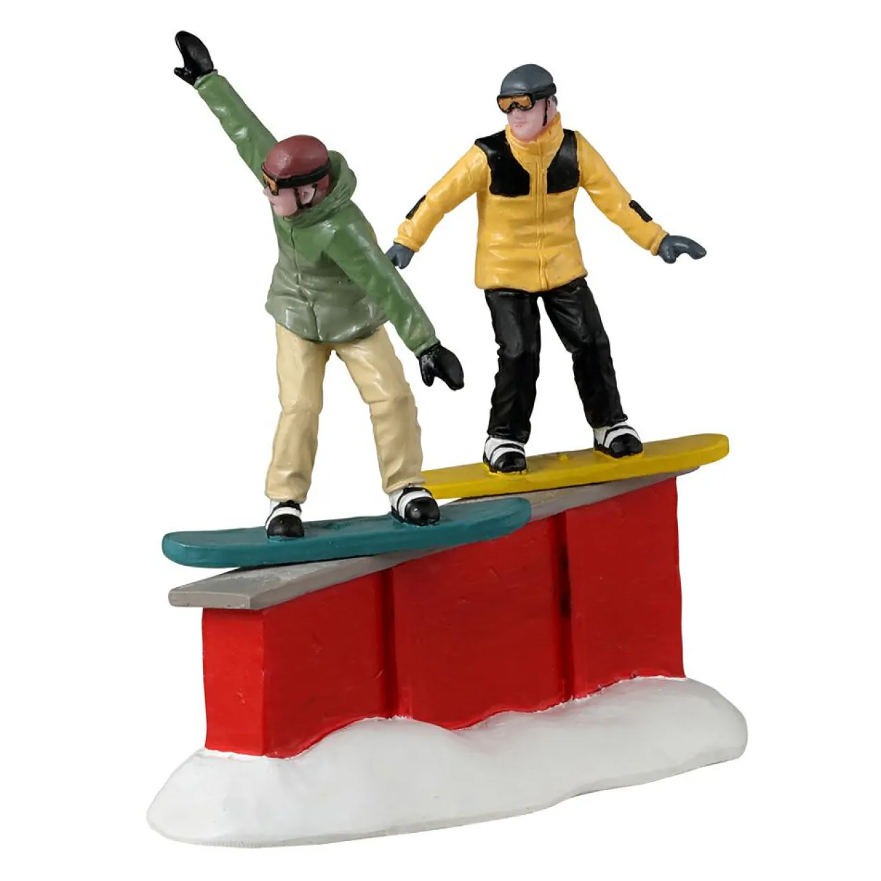 Village De Noël Lemax|LEMAX Personnages Snowboarder au snowpark