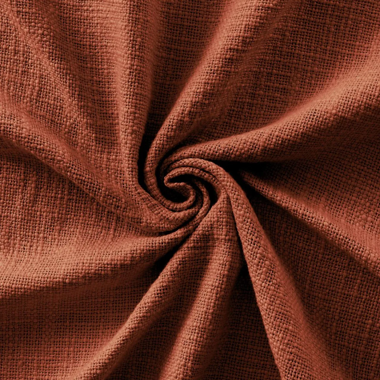 Plaid Et Jeté|L'EFFET PAPILLON Plaid coton (130 x 160 cm) Sixtine Terracotta