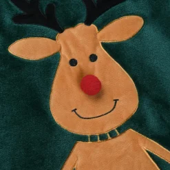 Plaid, Coussin Et Tapis De Noël|STOF Plaid de Noël (125 x 150 cm) Edgard Renne sapin Vert