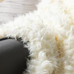 Plaid Et Jeté|EMINZA Plaid fausse fourrure (130 x 160 cm) Caline cassé Blanc