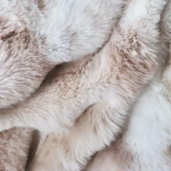 Plaid Et Jeté|EMINZA Plaid fausse fourrure (140 x 200 cm) Toronto Taupe