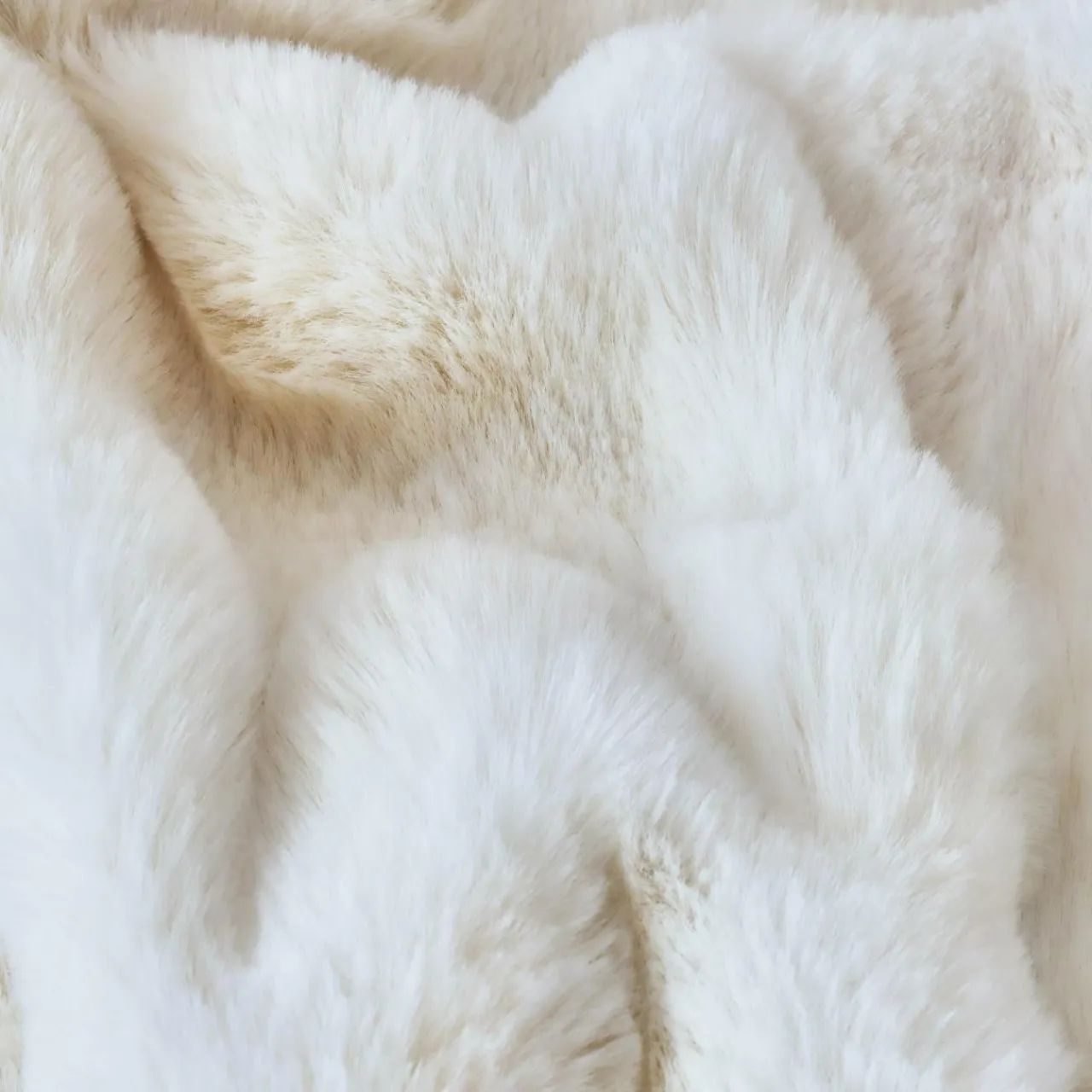 Plaid Et Jeté|EMINZA Plaid fausse fourrure (180 x 220 cm) Toronto Ivoire