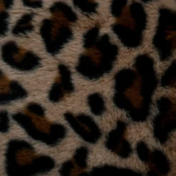Plaid Et Jeté|STOF Plaid fausse fourrure léopard (130 x 160 cm) Fauves Camel