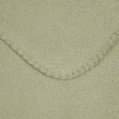 Plaid Et Jeté|LOVELY CASA Plaid polaire (125 x 150 cm) Carlton Vert sauge