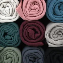 Plaid Et Jeté|LOVELY CASA Plaid polaire (125 x 150 cm) Carlton Bleu canard