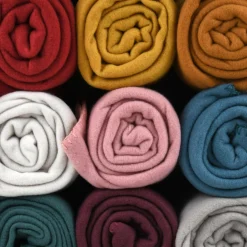 Plaid Et Jeté|LOVELY CASA Plaid polaire (125 x 150 cm) Carlton Jaune moutarde