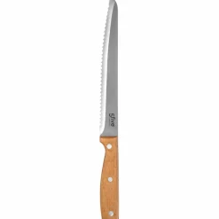 Egouttoir, Planche À Découper|ATMOSPHERA Planche à pain avec couteau (44 x 27 cm) Bambou Naturel