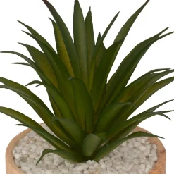 Plante Artificielle|Atmosphera, cru017dateur d'intu017drieur Plante artificielle avec pot (H17 cm) Sao plante grasse Vert