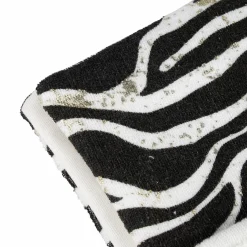 Objet Déco|OSTARIA Pochette à bijoux de voyage (26 x 27 cm) Zèbre Noir