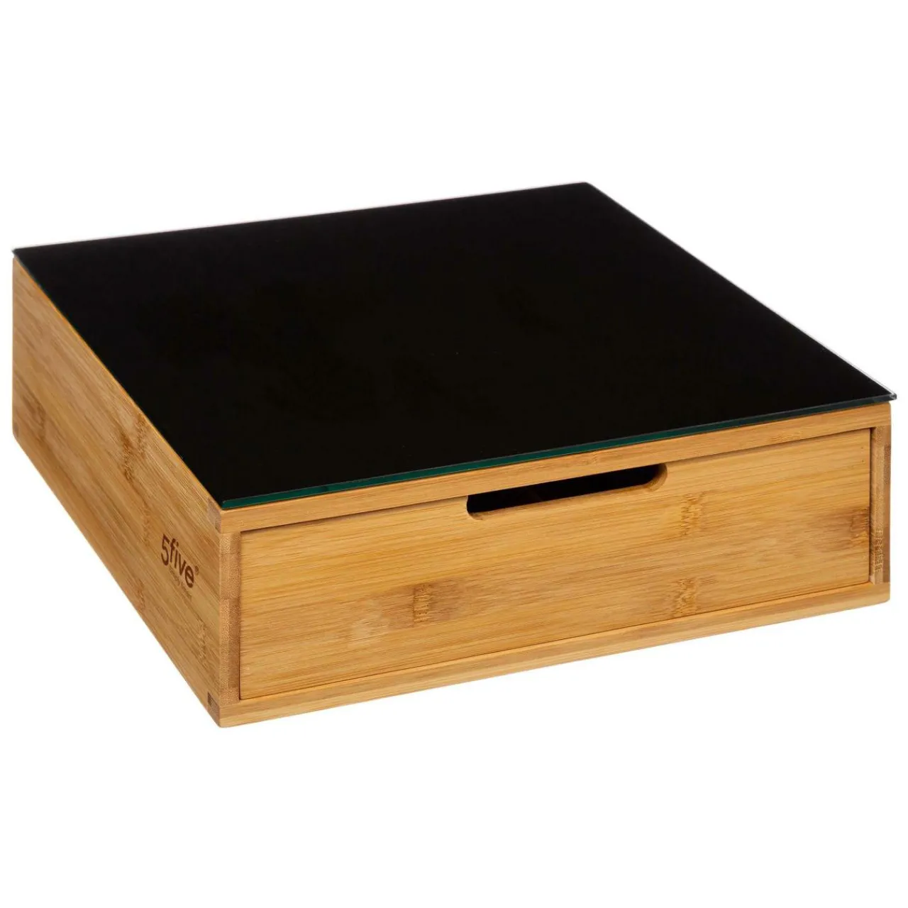 Rangement Et Organisateur|5 Five Simply Smart Porte capsules café (30 x 30 cm) Black Bambou Noir