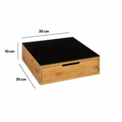 Rangement Et Organisateur|5 Five Simply Smart Porte capsules café (30 x 30 cm) Black Bambou Noir