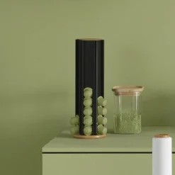 Rangement Et Organisateur|5 Five Simply Smart Porte capsules café (H35 cm) Nespresso Nera et naturel Noir