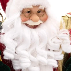 Père Noël, Animaux Et Personnage|Feeric Lights & Christmas Père Noël déco traditionnel (H61 cm) Velours Rouge