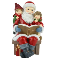 Père Noël, Animaux Et Personnage|KAEMINGK Père Noël décoratif (H18 cm) Conte de Noël Multicolore