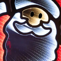 Père Noël, Animaux Et Personnage|Déco Et Objet De Noël|KAEMINGK Père Noël lumineux 438 LED (H60 cm) Infinity Blanc froid et Multicolore