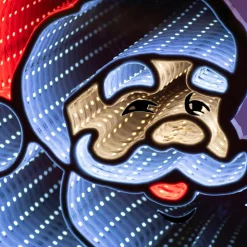 Déco Et Objet De Noël|KAEMINGK Père Noël lumineux 192 LED (H30 cm) Infinity Blanc froid/ Multicolore