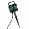 Accessoire Électrique|KAEMINGK Prise piquet de jardin 2 pôles