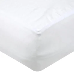 Protection De Literie|STOF Protège-matelas alèse molleton imperméable (160 x 200 cm) Serena Blanc