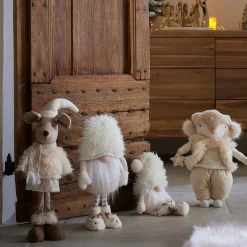 Père Noël, Animaux Et Personnage|KAEMINGK Renard de Noël debout (H41 cm) Etoile scandinave dée Or