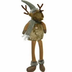 Père Noël, Animaux Et Personnage|KAEMINGK Renne de Noël Déco (H50 cm) Aston rigolo Marron