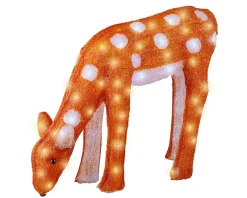 Déco Et Objet Lumineux|EMINZA Renne lumineux 100 LED (H49 cm) Comet Blanc chaud