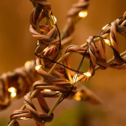 Personnage, Objet Grand Format|Déco Et Objet Lumineux|EMINZA Renne lumineux 1320 Micro LED (H180cm) Dan résine tressée Brun Blanc chaud Marron