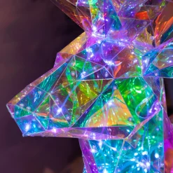 Personnage, Objet Grand Format|Père Noël, Animaux Et Personnage|KAEMINGK Renne lumineux 145 Micro LED (H105 cm) Ice Blanc froid