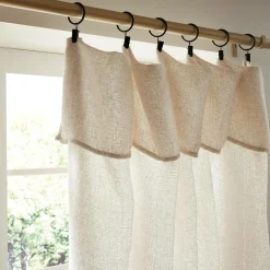 Rideau|EMINZA Rideau ajustable (140 x max 300 cm) Nils Beige