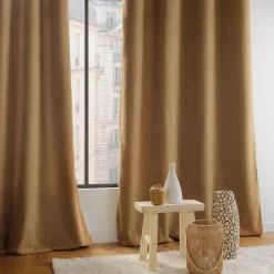 Rideau|DOUCEUR D'INTERIEUR Rideau bouclette (140 x 240 cm) Wooly Camel