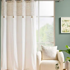 Rideau|douceur d'intu017drieur Rideau coton (140 x 240 cm) Altéa Beige