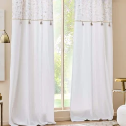 Rideau|douceur d'intu017drieur Rideau coton (140 x 240 cm) Duchesse Blanc