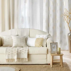 Rideau|DOUCEUR D'INTERIEUR Rideau coton (140 x 240 cm) Golden Sunset Or