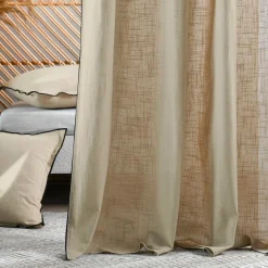 Rideau|STOF Rideau coton (140 x 260 cm) Helios Ecru