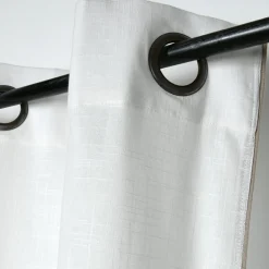 Rideau|STOF Rideau coton (140 x 260 cm) Helios Blanc