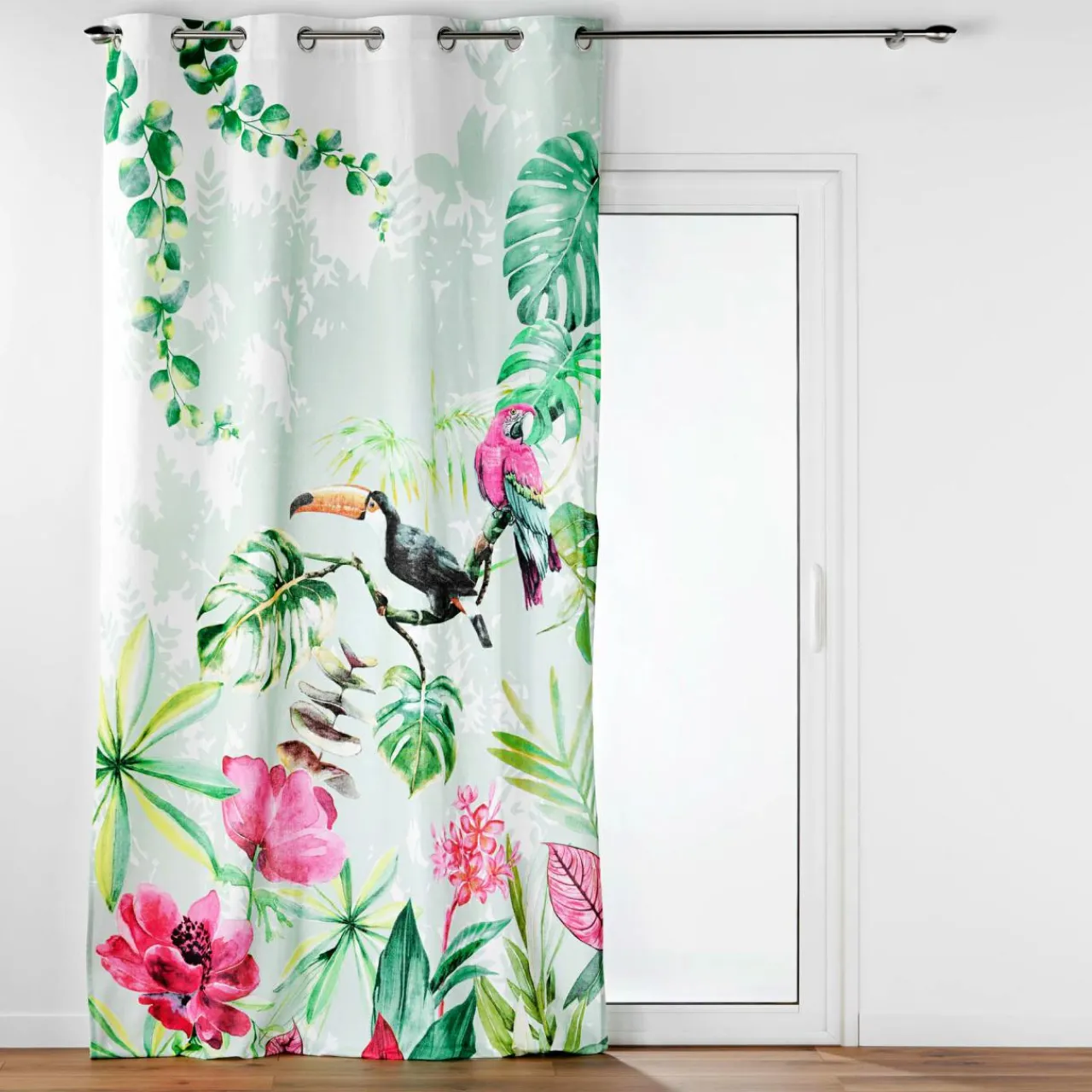 Rideau|DOUCEUR D'INTERIEUR Rideau coton (140 x 260 cm) Louisiane Vert