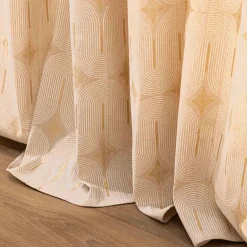 Rideau|douceur d'intu017drieur Rideau coton (140 x 240 cm) Ondine Blanc