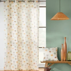Rideau|douceur d'intu017drieur Rideau coton (140 x 240 cm) Palmelia Beige