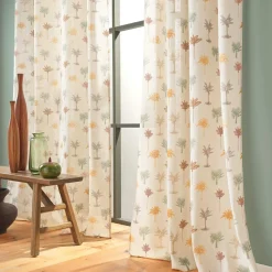 Rideau|douceur d'intu017drieur Rideau coton (140 x 240 cm) Palmelia Beige
