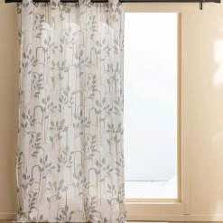 Rideau|douceur d'intu017drieur Rideau coton (140 x 280 cm) Roseris Gris