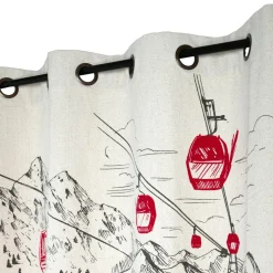 Rideau|STOF Rideau coton (140 x 260 cm) Villard Ecru