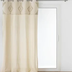 Rideau|douceur d'intu017drieur Rideau coton tufté (140 x 240 cm) Kamary Beige