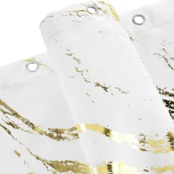 Accessoire Salle De Bain|Rideau De Douche|douceur d'intu017drieur Rideau de douche effet marbre (180 x 200 cm) Aquamarbre Blanc