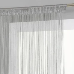 Rideau|ATMOSPHERA Rideau de fil (90 x H200 cm) Uni Gris