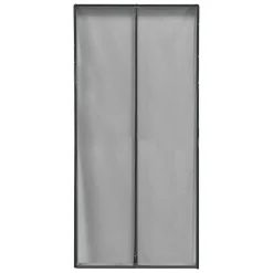Moustiquaire|Rideau|LUANCE Rideau de porte moustiquaire (100 x 220 cm) Mona Gris