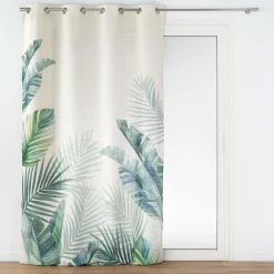 Rideau|douceur d'intu017drieur Rideau effet lin (140 x 260 cm) Native Vert