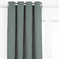 Rideau|Atmosphera, cru017dateur d'intu017drieur Rideau effet plissé (135 x 260 cm) Maely Bleu