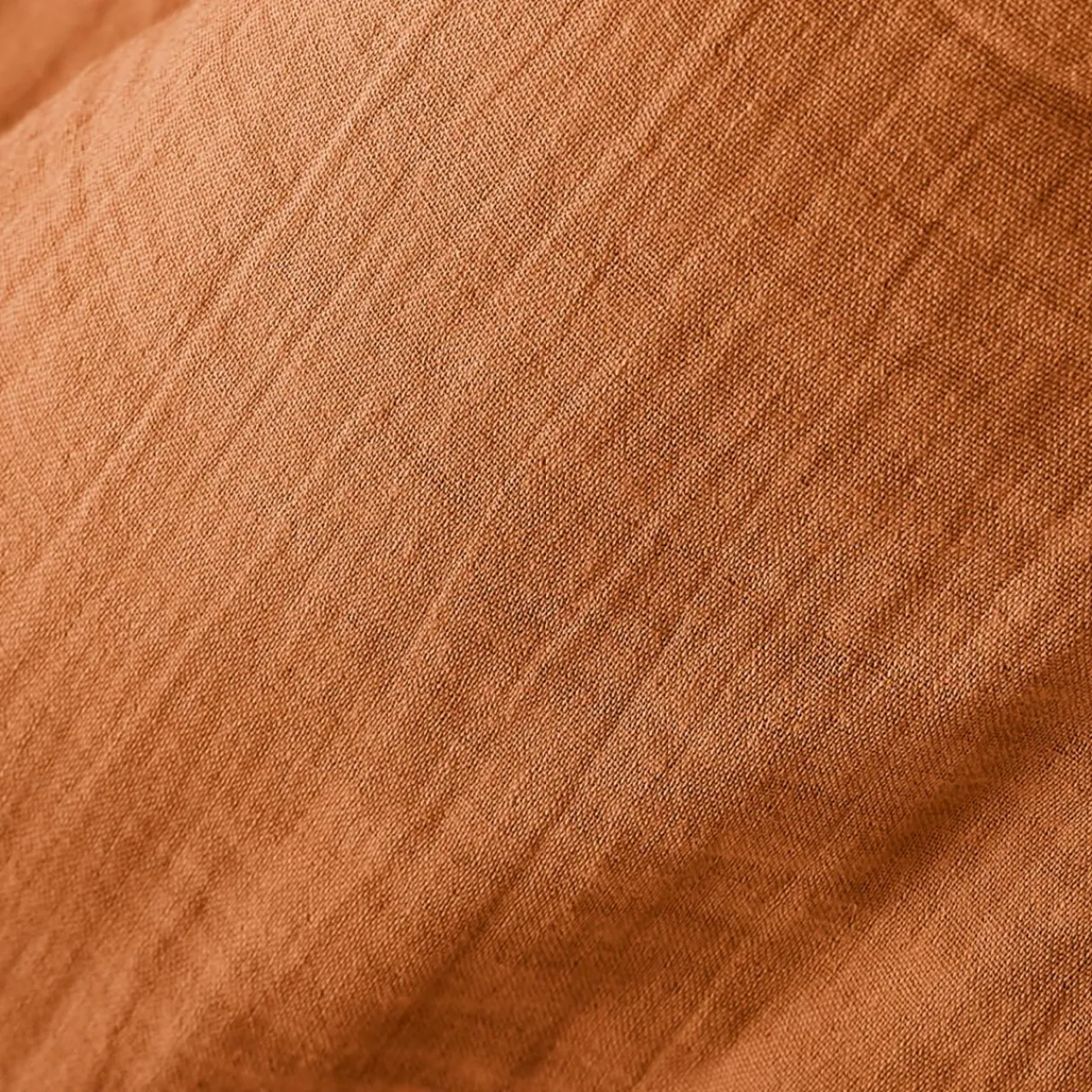 Rideau|EMINZA Rideau gaze de coton ajustable (140 x max 300 cm) Gaïa Abricot